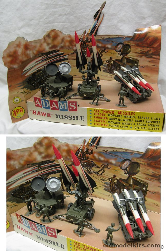 Adams 1/40 Hawk Missile Battery Store Display plastic model kit